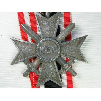 3rd Reich War Merit Cross with swords, 2nd class, zinc. Espenlaub militaria